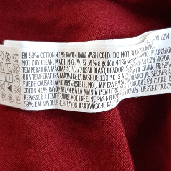 Rust colored cardigan duster - Picture 3 of 3